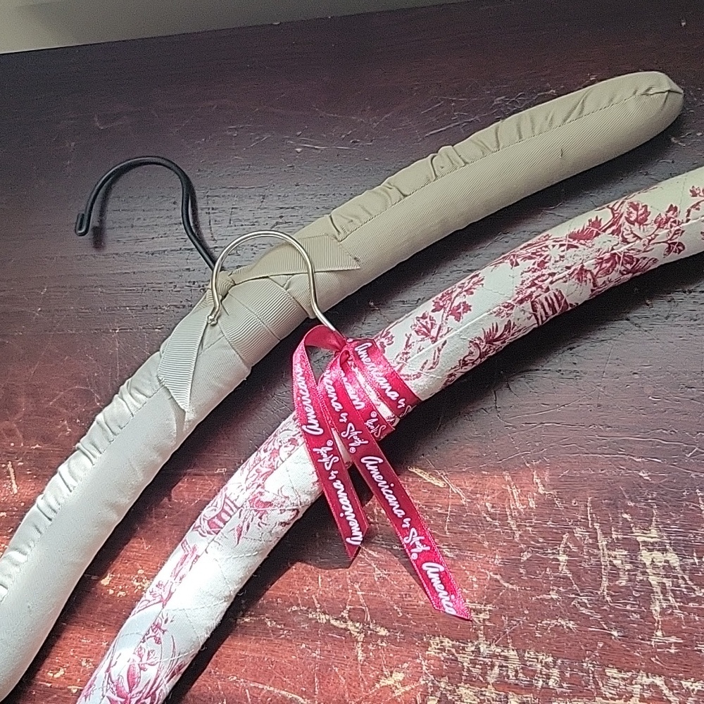 Two plush hangars